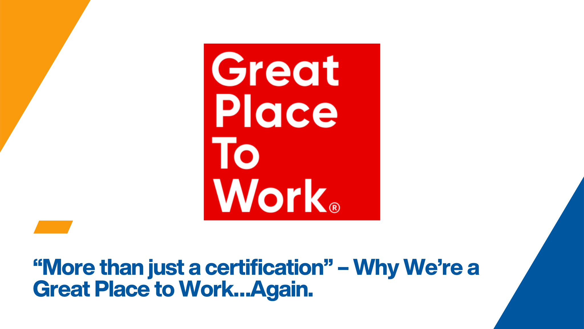 The Great Place To Work® For All™ Summit 2024 — Loeb Leadership