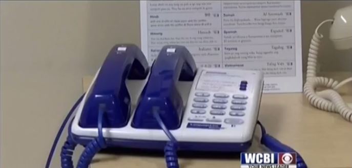 Hospital Uses Phone Interpreting